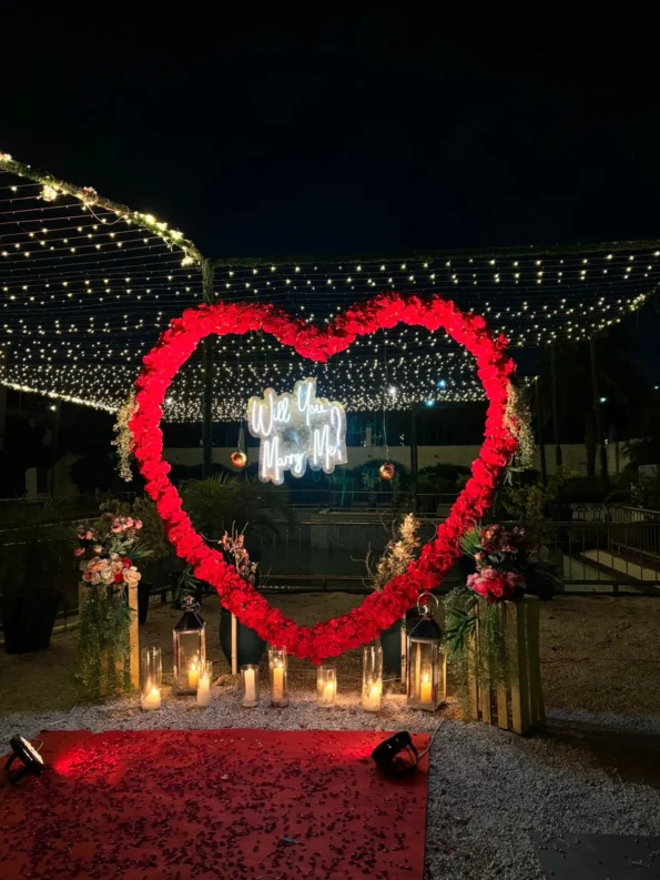 Poolside Proposal in Chandigarh