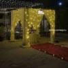 Private poolside dinner in Chandigarh, romantic poolside dinner Chandigarh, private dinner experience Chandigarh, couples poolside dinner, luxury poolside dinner Chandigarh, Mysurpriseguru poolside dinner, romantic dinner setup Chandigarh.